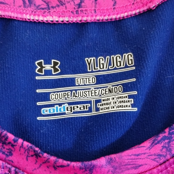 Under Armour Cold Gear ATHLETIC Long Sleeve Shirt YLG - Picture 3 of 12